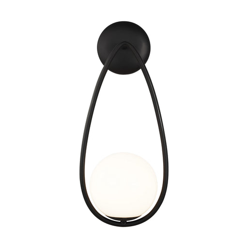 Myhouse Lighting Visual Comfort Studio - AEW1011MBK - One Light Wall Sconce - Galassia - Midnight Black