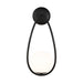 Myhouse Lighting Visual Comfort Studio - AEW1011MBK - One Light Wall Sconce - Galassia - Midnight Black