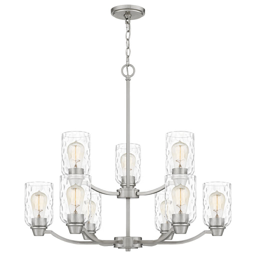 Myhouse Lighting Quoizel - ACA5029BN - Nine Light Chandelier - Acacia - Brushed Nickel