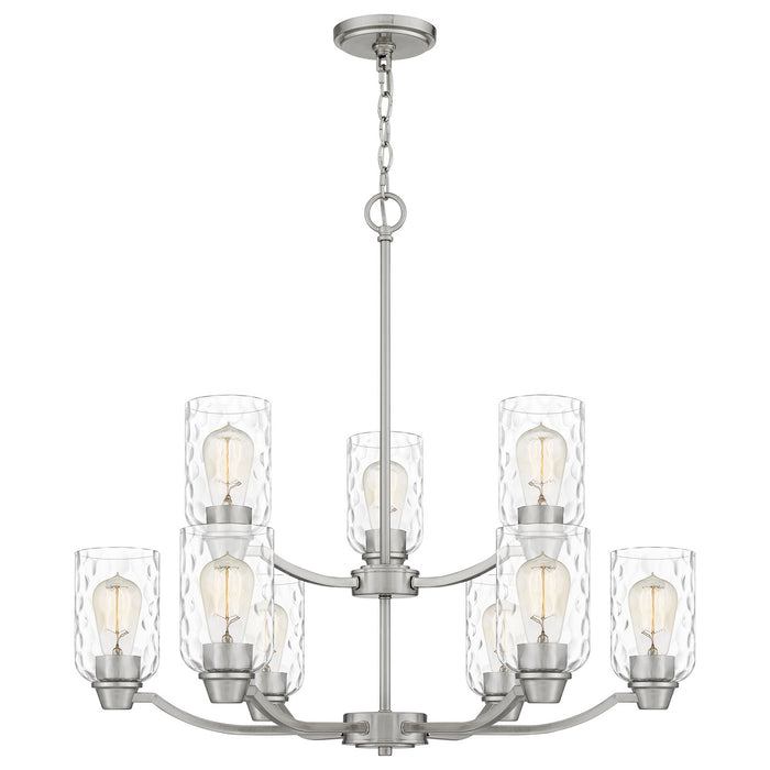 Myhouse Lighting Quoizel - ACA5029BN - Nine Light Chandelier - Acacia - Brushed Nickel