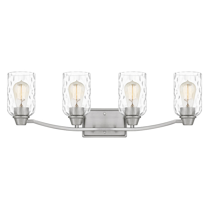 Myhouse Lighting Quoizel - ACA8627BN - Four Light Bath - Acacia - Brushed Nickel