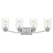 Myhouse Lighting Quoizel - ACA8627BN - Four Light Bath - Acacia - Brushed Nickel