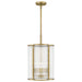 Myhouse Lighting Quoizel - ASR1512WS - Four Light Pendant - Aster - Weathered Brass