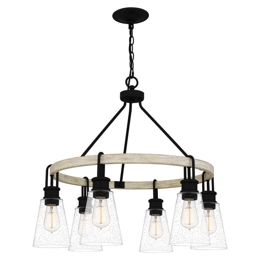 Myhouse Lighting Quoizel - KGB5029EK - Six Light Chandelier - Kingsbridge - Earth Black