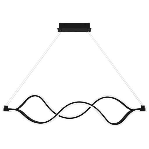 Myhouse Lighting Quoizel - PCBLR138MBK - LED Linear Chandelier - Bleecker - Matte Black