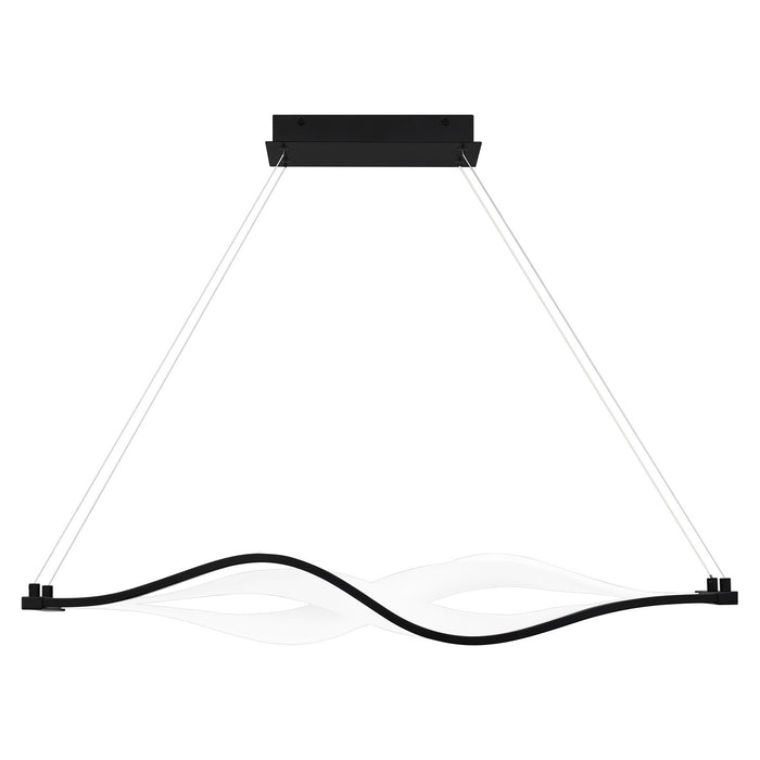 Myhouse Lighting Quoizel - PCSTG138MBK - LED Linear Chandelier - Saratoga - Matte Black