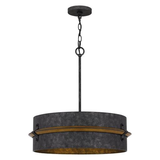 Myhouse Lighting Quoizel - QOP5336OK - Three Light Pendant - Lariat - Old Black Finish