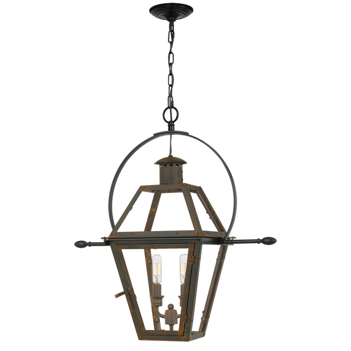 Myhouse Lighting Quoizel - RO2811IZ - Two Light Pendant - Rue De Royal - Industrial Bronze