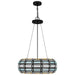 Myhouse Lighting Quoizel - TF5334MBK - Three Light Pendant - Shanghai - Matte Black