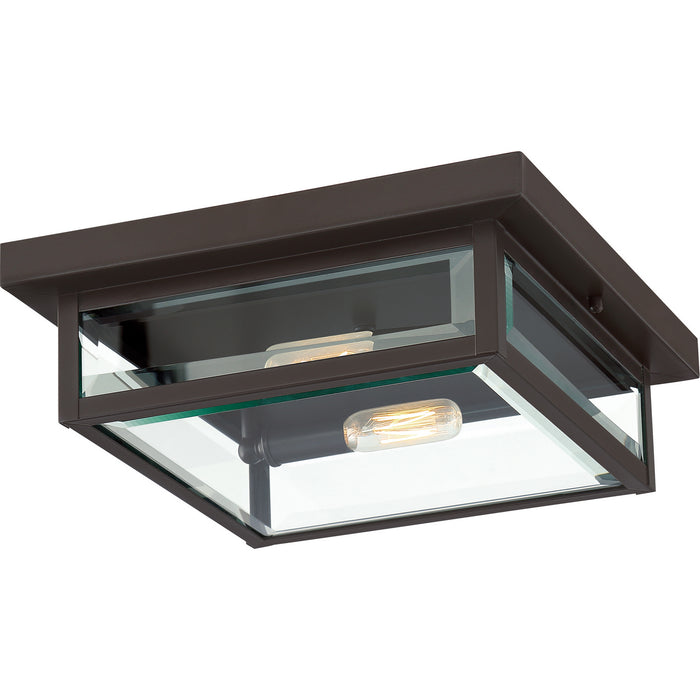 Myhouse Lighting Quoizel - WVR1312WT - Two Light Flush Mount - Westover - Western Bronze