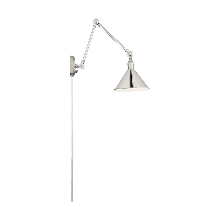 Myhouse Lighting Nuvo Lighting - 60-7362 - One Light Swing Arm Wall Lamp - Delancey - Polished Nickel