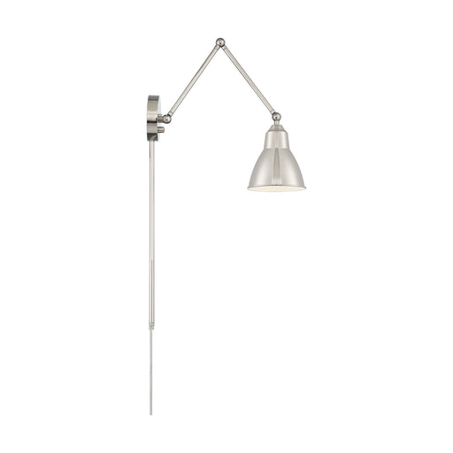 Myhouse Lighting Nuvo Lighting - 60-7365 - One Light Swing Arm Wall Lamp - Fulton - Polished Nickel