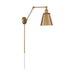 Myhouse Lighting Nuvo Lighting - 60-7367 - One Light Swing Arm Wall Lamp - Bayard - Burnished Brass