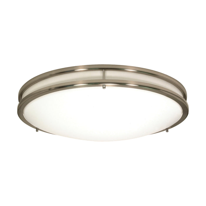 Myhouse Lighting Nuvo Lighting - 62-1637 - LED Flush Mount - Glamour - Brushed Nickel