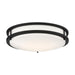 Myhouse Lighting Nuvo Lighting - 62-1736 - LED Flush Mount - Glamour - Matte Black