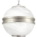 Myhouse Lighting Progress Lighting - P500204-081 - Three Light Pendant - Point Dume-Moonrise - Antique Nickel