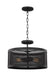 Myhouse Lighting Visual Comfort Studio - 7728502EN7-12 - Two Light Semi-Flush Convertible Pendant - Gereon - Black