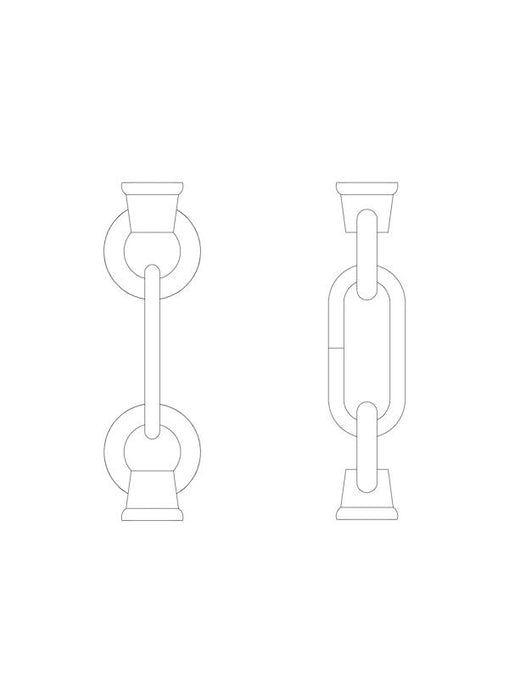 Myhouse Lighting Generation Lighting - 9122-848 - Link and Loop - Replacement Chain - Satin Brass