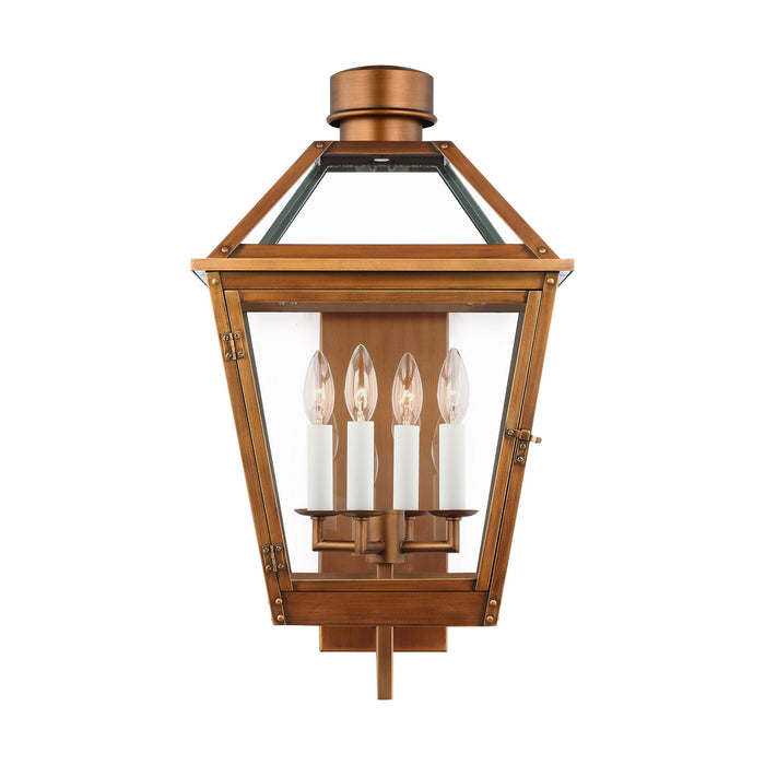 Myhouse Lighting Visual Comfort Studio - CO1374NCP - Four Light Lantern - Hyannis - Natural Copper