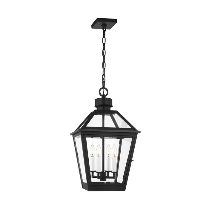 Myhouse Lighting Visual Comfort Studio - CO1424TXB - Four Light Pendant - Hyannis - Textured Black