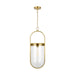 Myhouse Lighting Visual Comfort Studio - CP1361BBS - One Light Pendant - Blaine - Burnished Brass