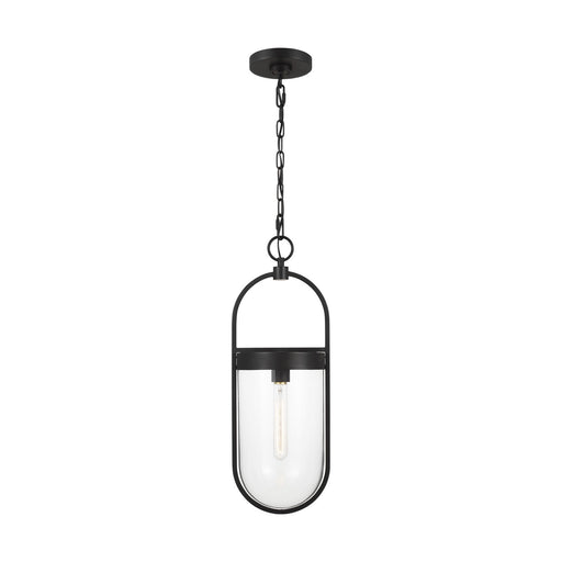 Myhouse Lighting Visual Comfort Studio - CP1371AI - One Light Pendant - Blaine - Aged Iron