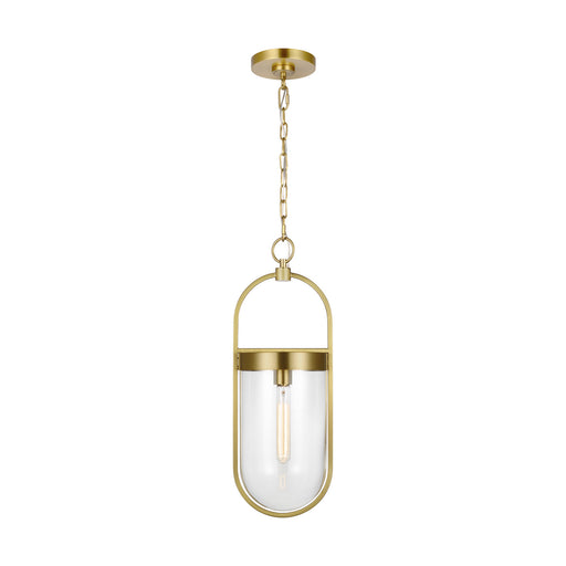 Myhouse Lighting Visual Comfort Studio - CP1371BBS - One Light Pendant - Blaine - Burnished Brass