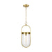 Myhouse Lighting Visual Comfort Studio - CP1371BBS - One Light Pendant - Blaine - Burnished Brass