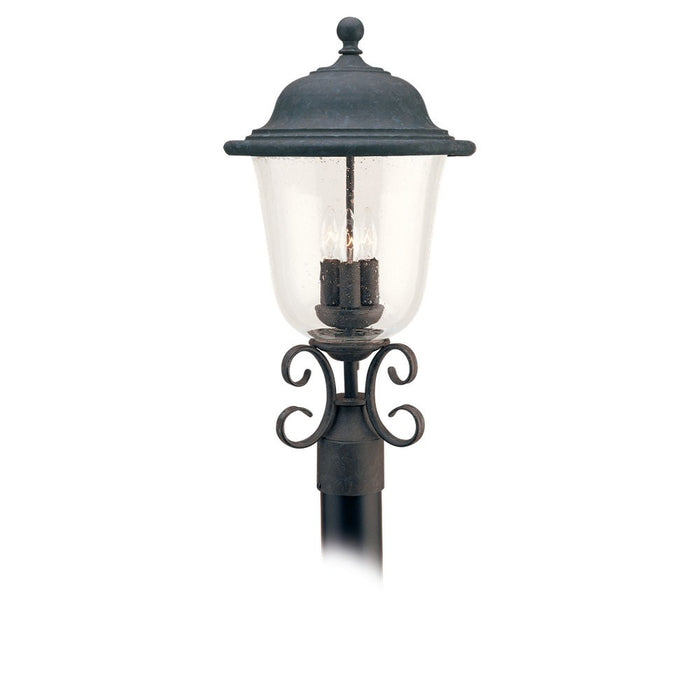 Myhouse Lighting Generation Lighting - 8259-46 - Three Light Outdoor Post Lantern - Trafalgar - Oxidized Bronze