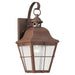 Myhouse Lighting Generation Lighting - 8462-44 - One Light Outdoor Wall Lantern - Chatham - Weathered Copper