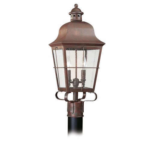 Myhouse Lighting Generation Lighting - 8262-44 - Two Light Outdoor Post Lantern - Chatham - Weathered Copper