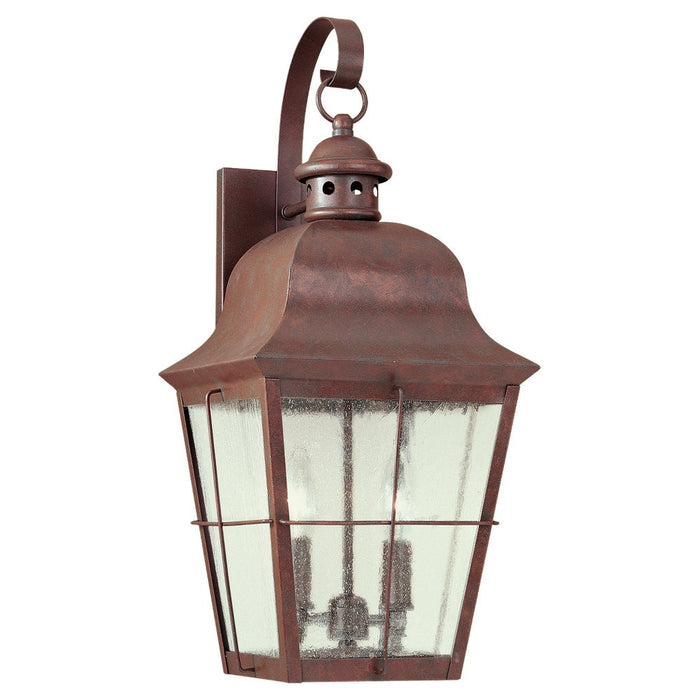 Myhouse Lighting Generation Lighting - 8463-44 - Two Light Outdoor Wall Lantern - Chatham - Weathered Copper