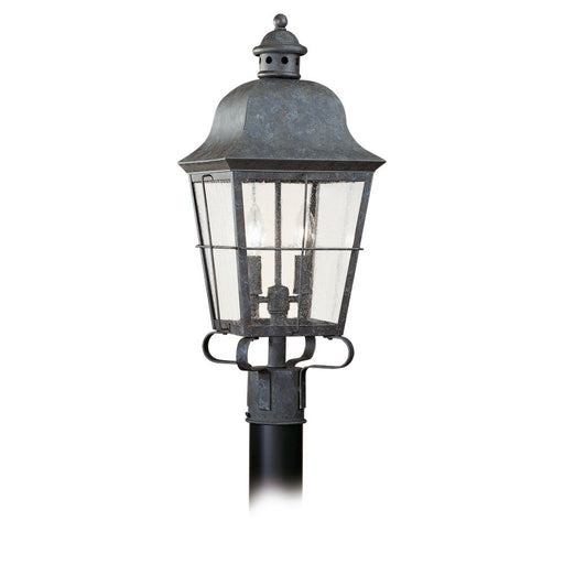 Myhouse Lighting Generation Lighting - 8262-46 - Two Light Outdoor Post Lantern - Chatham - Oxidized Bronze