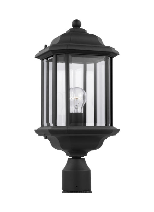 Myhouse Lighting Generation Lighting - 82029-12 - One Light Outdoor Post Lantern - Kent - Black