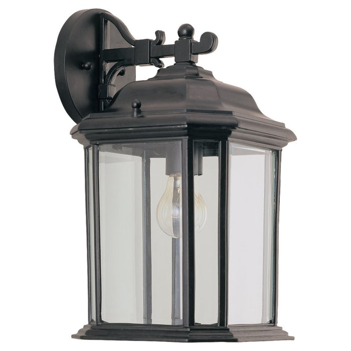 Myhouse Lighting Generation Lighting - 84031-12 - One Light Outdoor Wall Lantern - Kent - Black