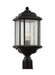 Myhouse Lighting Generation Lighting - 82029-746 - One Light Outdoor Post Lantern - Kent - Oxford Bronze