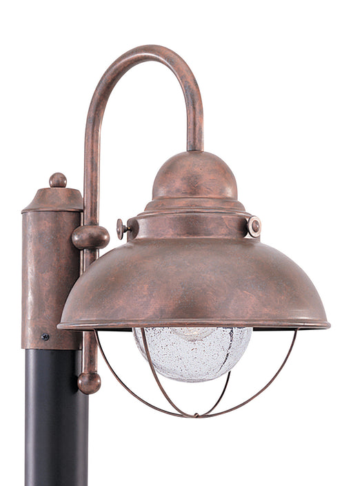 Myhouse Lighting Generation Lighting - 8269-44 - One Light Outdoor Post Lantern - Sebring - Weathered Copper
