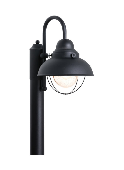 Myhouse Lighting Generation Lighting - 8269-12 - One Light Outdoor Post Lantern - Sebring - Black