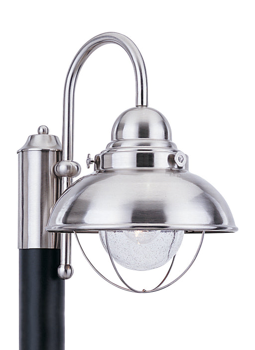 Myhouse Lighting Generation Lighting - 8269-98 - One Light Outdoor Post Lantern - Sebring - Brushed Stainless