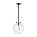 Myhouse Lighting Visual Comfort Studio - 6692101-112 - One Light Pendant - Kate - Midnight Black