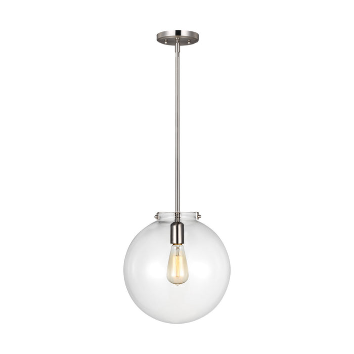 Myhouse Lighting Visual Comfort Studio - 6692101-962 - One Light Pendant - Kate - Brushed Nickel