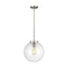 Myhouse Lighting Visual Comfort Studio - 6692101-962 - One Light Pendant - Kate - Brushed Nickel