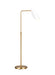 Myhouse Lighting Visual Comfort Studio - AET1001BBSMWT1 - One Light Floor Lamp - Tresa - Matte White and Burnished Brass