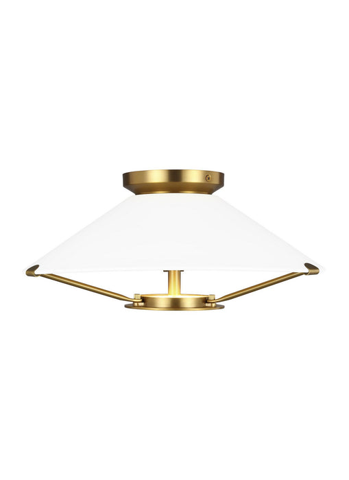 Myhouse Lighting Visual Comfort Studio - CF1091BBS - LED Flush Mount - Ultra-Light - Burnished Brass