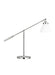 Myhouse Lighting Visual Comfort Studio - CT1101MWTPN1 - One Light Desk Lamp - Wellfleet - Matte White and Polished Nickel