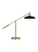 Myhouse Lighting Visual Comfort Studio - CT1111MBKBBS1 - One Light Desk Lamp - Wellfleet - Midnight Black and Burnished Brass