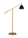 Myhouse Lighting Visual Comfort Studio - CT1131MBKBBS1 - One Light Floor Lamp - Wellfleet - Midnight Black and Burnished Brass