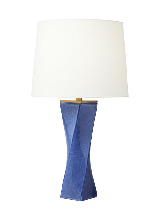 Myhouse Lighting Visual Comfort Studio - CT1211FRB1 - One Light Table Lamp - Lagos - Frosted Blue