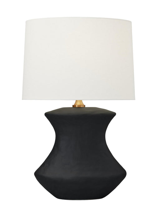 Myhouse Lighting Visual Comfort Studio - HT1021RBC1 - One Light Table Lamp - Bone - Rough Black Ceramic