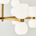 Myhouse Lighting Visual Comfort Studio - KSC10018BBSMG - 18 Light Chandelier - Londyn - Burnished Brass with Milk White Glass